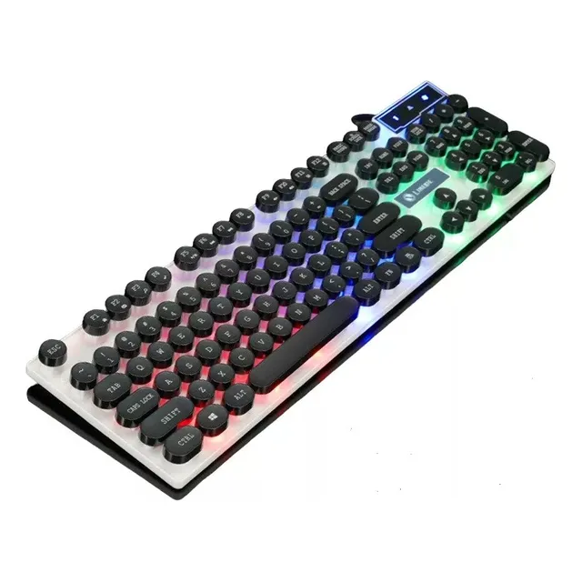 Teclado Gamer Limeide Tx30 Teclas Circulares Usb Led Ingles