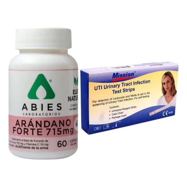 Pack Arándano Forte + Tiras Test Infección Urinaria
