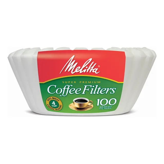 Filtro Para Café Melitta Canasta Papel 100 Unidades