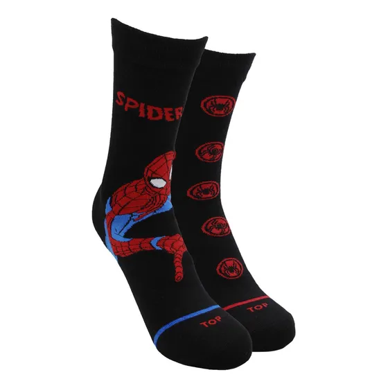 Calcetines Largos Niño Algodón Marvel Spider Man Pack 2 Top