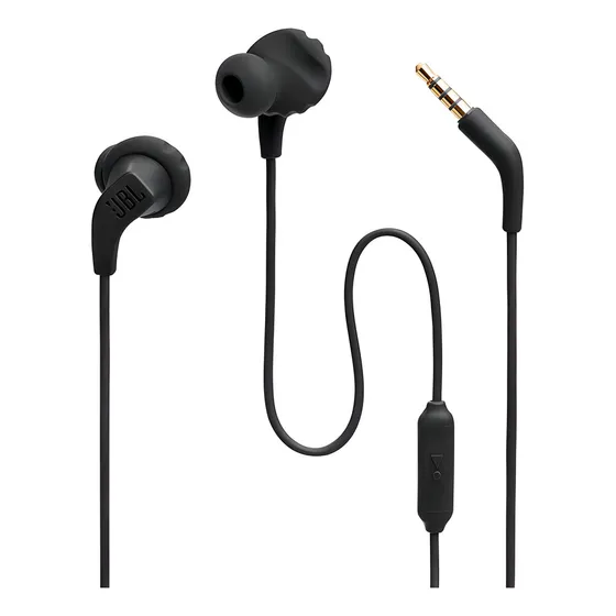 Auriculares Jbl Endurance Run 2 Black P3 con cable