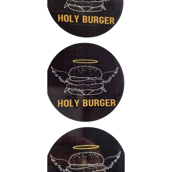 Stickers Personalizados Laqueados 7x7cm Por 50 Unidades
