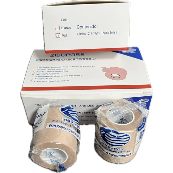 Esparadrapo Micropore 2 X10yds (piel) Caja X 6 Emp Individua