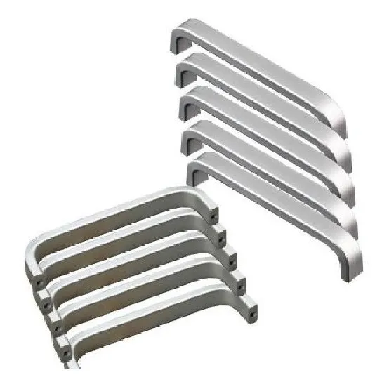 3 Unid Tiradores Tirador Manilla Cocinas Muebles Acero 10cm