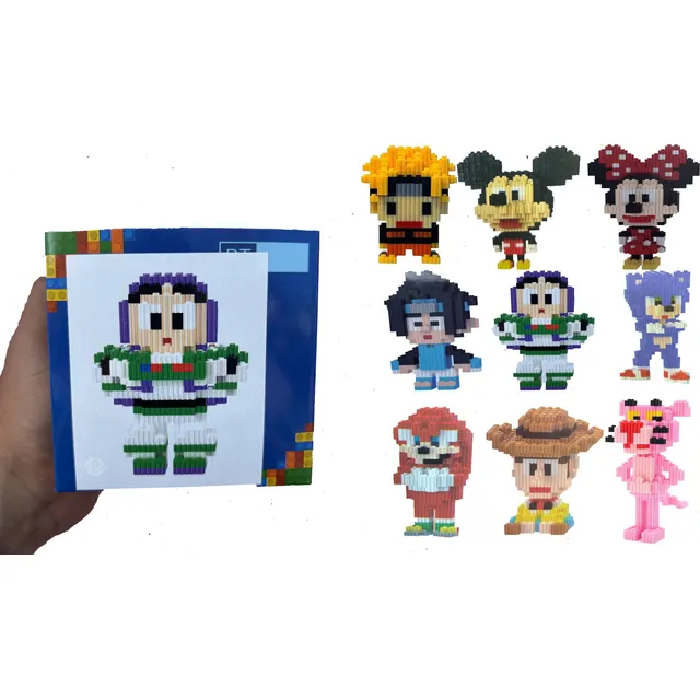 Juguete De Fichas Para Armar (magic Block) Figura Armable