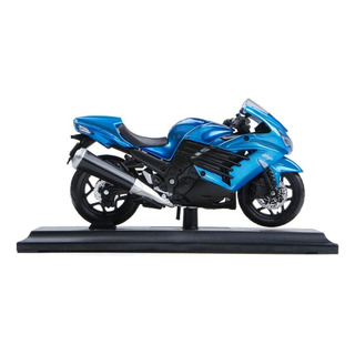Kawasaki Ninja Zx-14r Azul Motocicleta De Colección Maisto.. Kawasaki Ninja Zx-14r Azul Motocicleta De Colección Maisto..