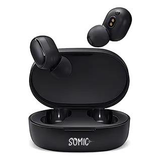 Fone De Ouvido Sem Fio Bluetooth 5.0 Airdots Pro 3 Cor Preto Somic E6s