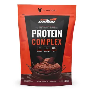 Suplemento Em PĂł New Millen Protein Complex Sabor Mousse De Chocolate 1.8kg Suplemento Em PĂł New Millen Protein Complex Sabor Mousse De Chocolate 1.8kg