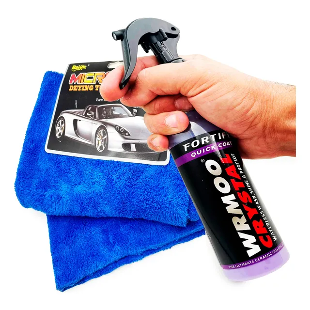 Tratamiento Cerámico Protege Brillo Cera Auto + Paño 380grs