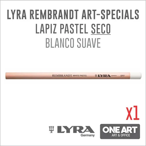 Lapiz Pastel Lyra Rembrandt Seco Blanco Suave 2052001 X1
