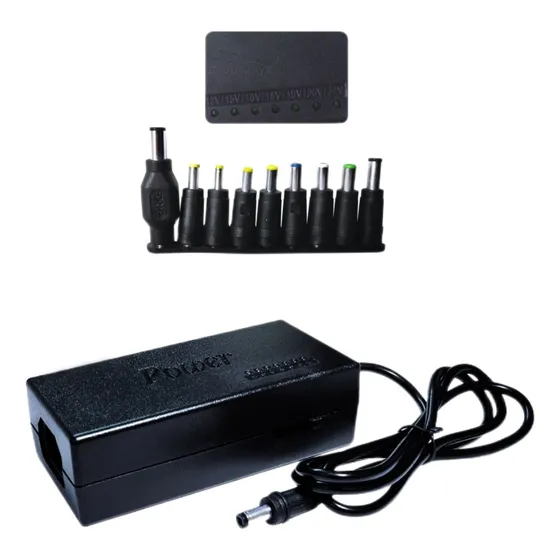 Fonte Carregador Universal Notebook Kit 5pes