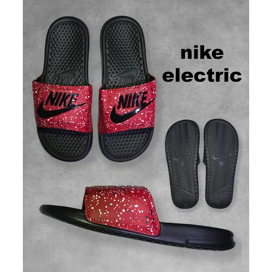 Sandalia Nike Benassi Electric Chancla Aloha Unisex