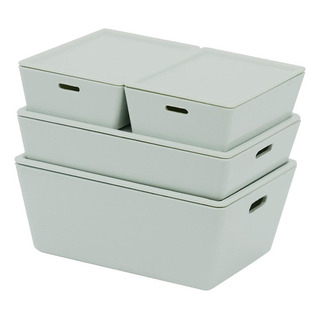 A 4 Mini Caja De Almacenamiento Abs Verde Juego De Comida A 4 Mini Caja De Almacenamiento Abs Verde Juego De Comida
