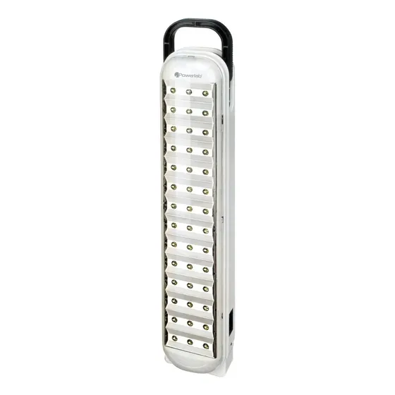 Lampara De Emergencia 42 Led Powerlab Color Blanco