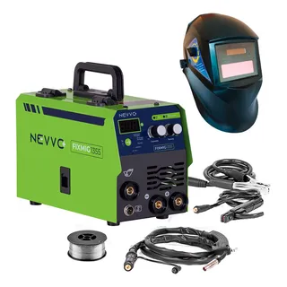 MĂĄquina Solda Mig 120a Sem GĂĄs 110/220v Nevvo + MĂĄscara Auto MĂĄquina Solda Mig 120a Sem GĂĄs 110/220v Nevvo + MĂĄscara Auto
