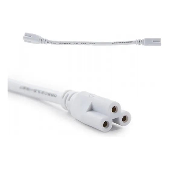 Conector Union Cable Lampara T5 T8 3 Extension
