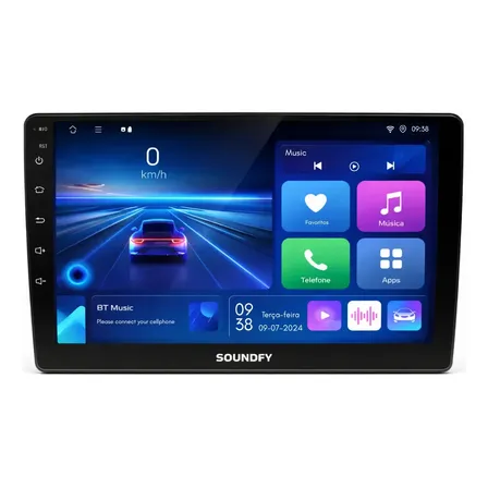 Central Multimídia Soundfy Android Sy 010md Preto