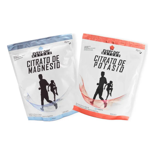 Citrato De Potasio 1kg Citrato De Magnesio 1kg Puros 