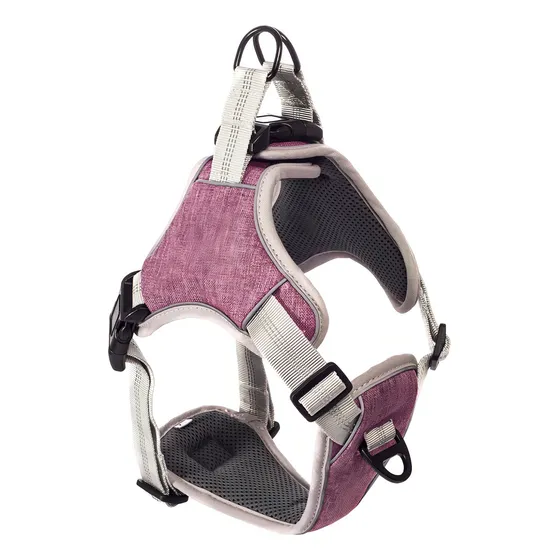 Coleira Peitoral Antipuxão Para Cachorro Madog Comfort Cor Rosa Tamanho da coleira M