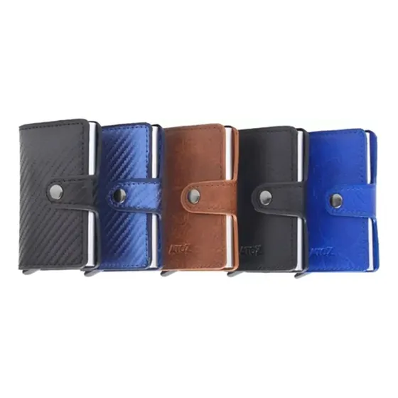 Billetera Tarjetero Bloque Rfid Anti Clonacion Premium Febo