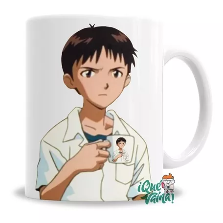 Taza De Cerámica Evangelion Shinji Ikari - Con Cajita