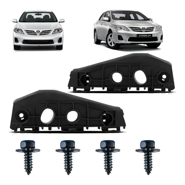Kit Par Guia Parachoque Corolla 2008 2009 2010 2011 2012