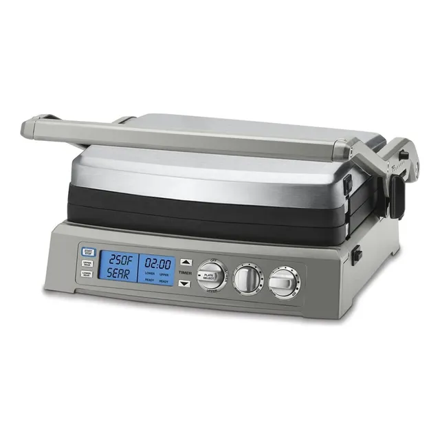 Plancha Grill Parrillera Panini Electrica Asador Cuisinart 