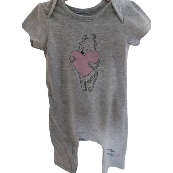 Enterizo Mono Para Bebé Niña De 3/6 M. Marca: Disney 