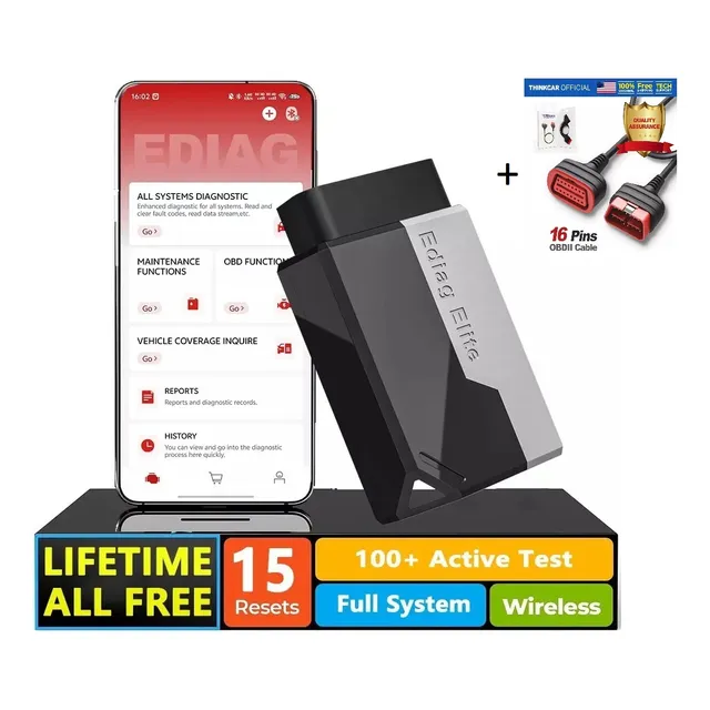 Escaner Automotriz Ediag Elite, 15 Funcio. Especiales Gratis