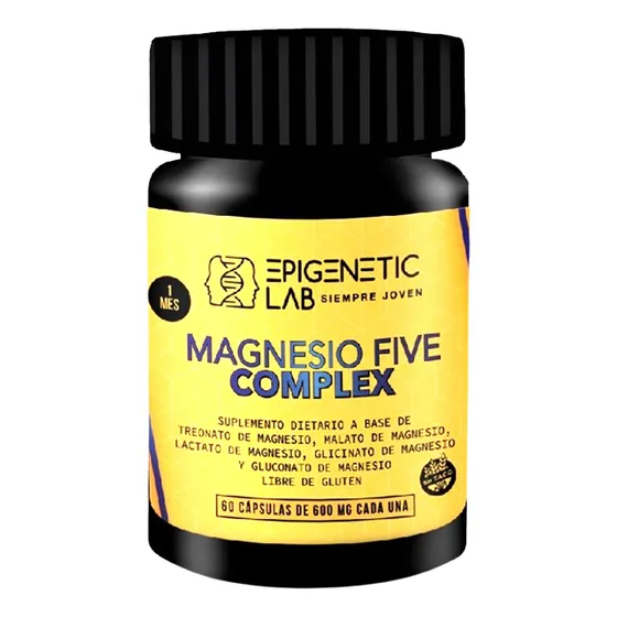 Magnesio Five Complex X 60 Cap De 600 Mg Epigeneticlab