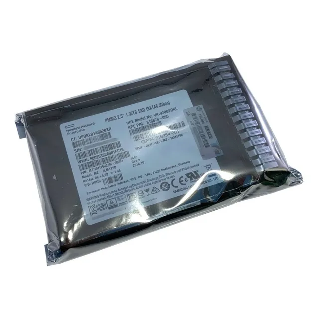 Hp 816919-b21 1.92tb Sata Ssd 6g 2.5 Ri 817085-001 G8 G9 G10