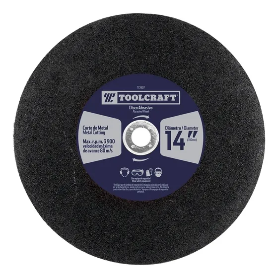 Disco Corte Metal 14 Pulgadas Toolcraft Tc1907