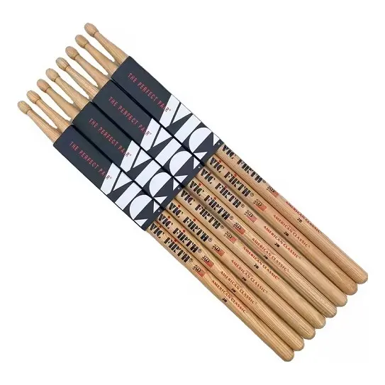 Baquetas De Madera Vic Firth American Classic 7a Y 5a