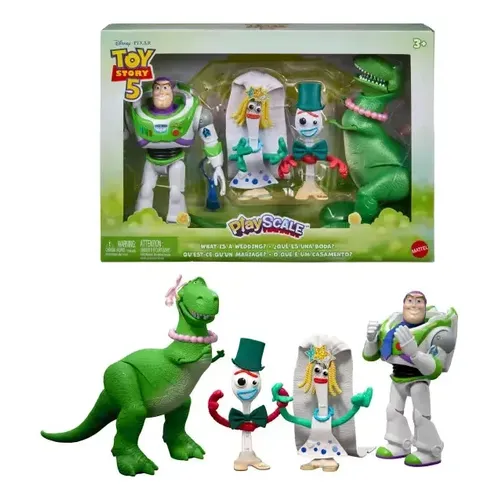 Mattel Disney And Pixar Toy Story Set With 4 | MercadoLivre