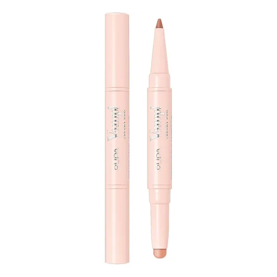 Delineador De Labios Pupa Vamp! Creamy Duo Lips 2 En 1 Color 001 Fair Nude
