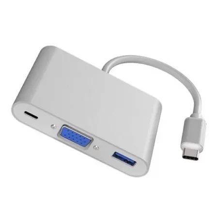Adaptador Hub Tipo C Usb C A Vga 4k Usb 3.1 Tipo C Macbook