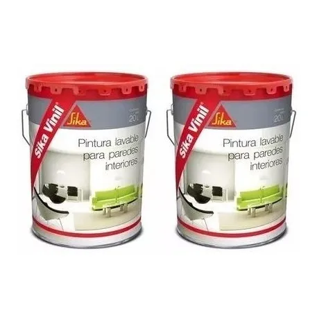 Pintura Mate P/pared Sika Vinil 20+20lt - Ynter Industrial