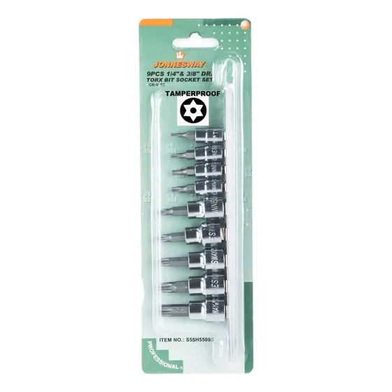 Juego De Dados Torx Macho De Seguridad 9pzs Jonnesway