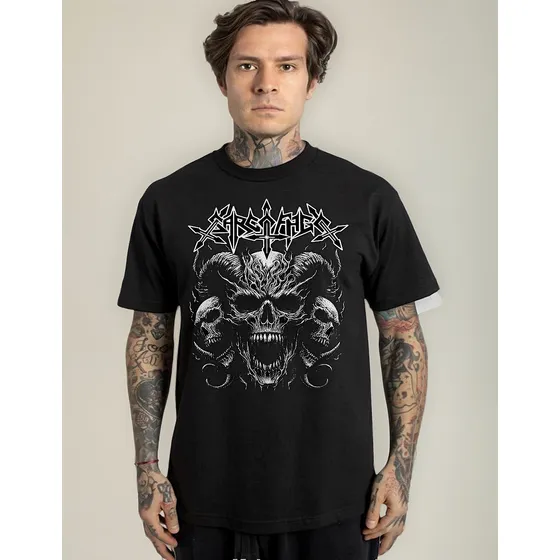 Camiseta Banda Rock Sarcofago 100% Algodão