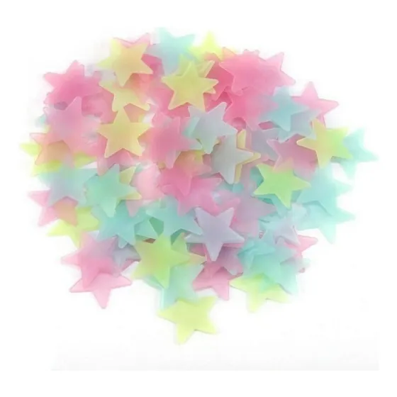 300 Calcomanías De Pared Cuarto Ninos Estrellas
