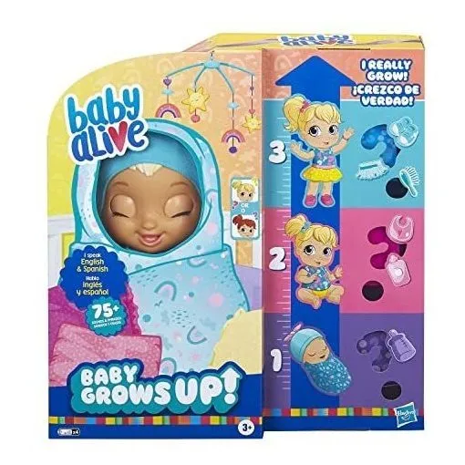 Muñeca Baby Alive, Crece Y Habla Con 8 Accesorios 