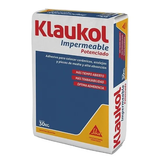 Klaukol Impermeable 30 Kg Pegamento Adhesivo P/ Ceramica-16