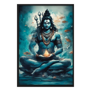 T Pintura De Diamantes 5d Diy 40x60cm - Shiva Hindú T Pintura De Diamantes 5d Diy 40x60cm - Shiva Hindú