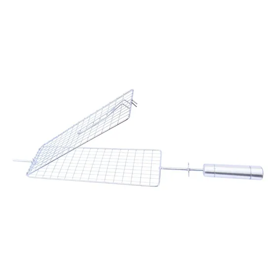 Espeto Grelha Giratório Para Grill Frango Peixe Bife Churras