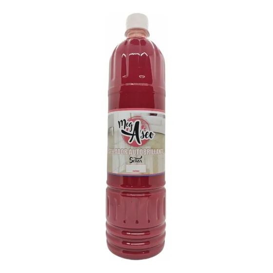 Sellador Polimerico Autobrillante Megaseo 1000 Ml Rojo