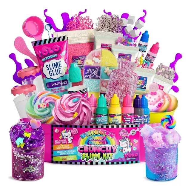 Kit De Slime Con Más De 40 Complementos Mágicos