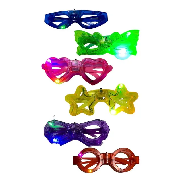 20 Lentes Luminoso Luz Led Fiesta Boda Batucada Xv