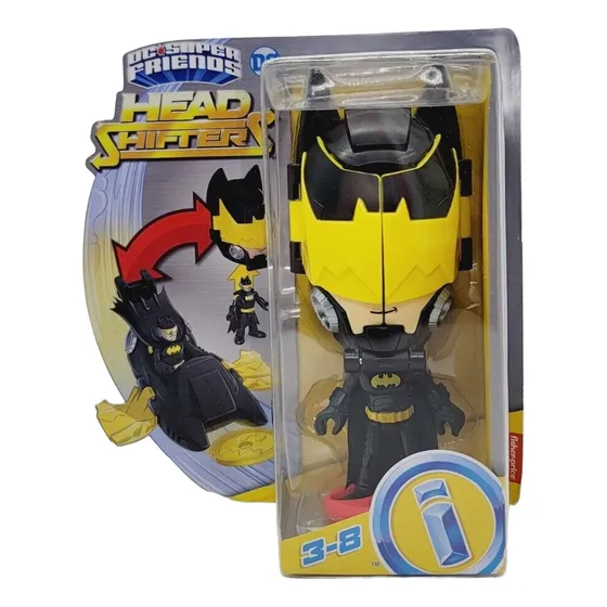 Batman & Batwing Imaginext Head Shifters Dc Superfriends