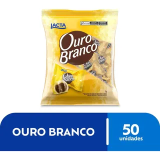 Bombom Ouro Branco Pacote 1kg Bombom Ouro Branco Pacote 1kg