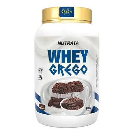 Whey Grego 900g - Nutrata - 2w Whey Concentrado/hidrolisado Sabor Brigadeiro